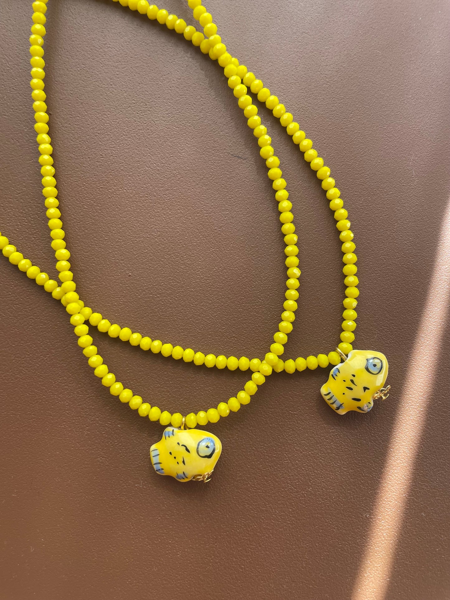 Collar amuleto pez
