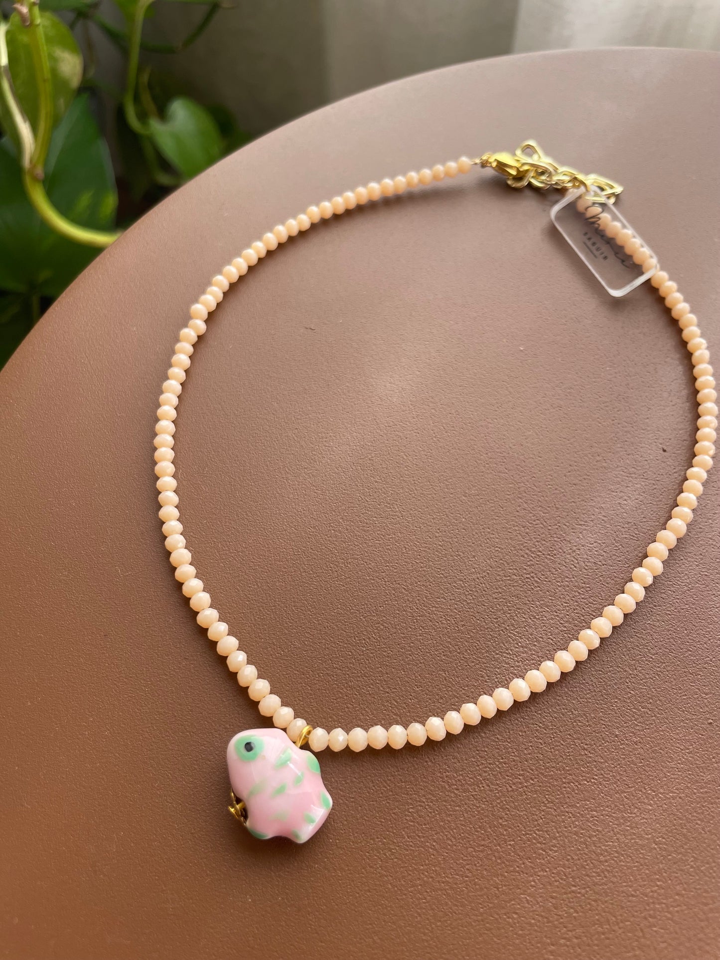Collar amuleto pez