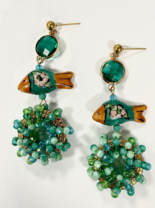 Pendientes pez