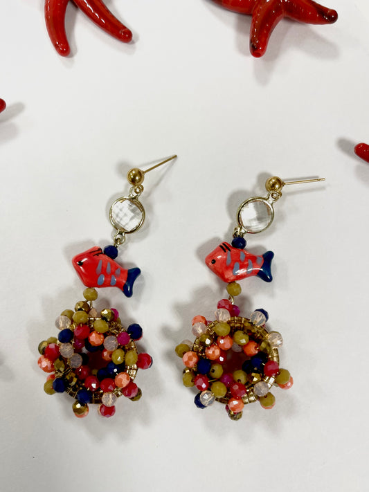 Pendientes pez